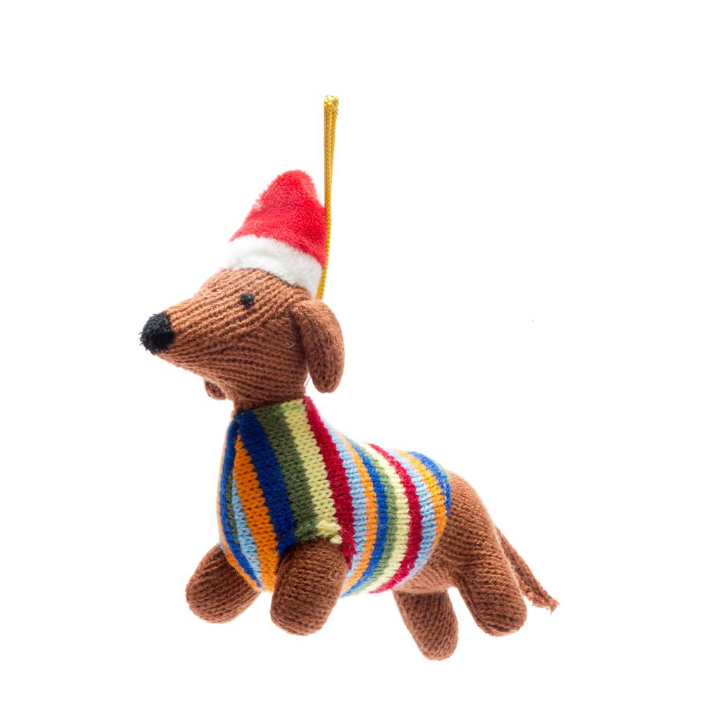 5060092789653 1 Sausage dog Xmas decoration BY4068.jpg